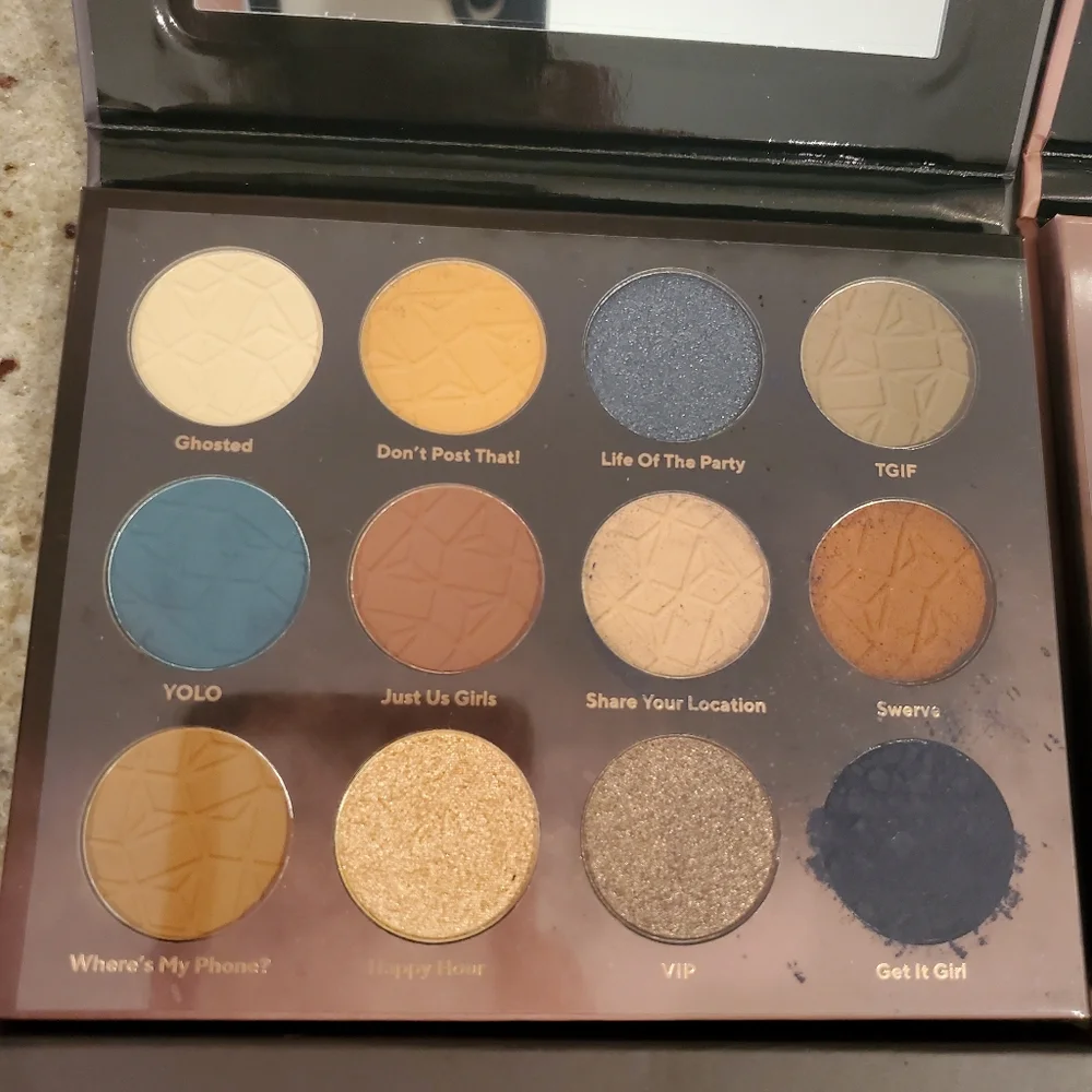 NIB Shades by Shan High Rise &‎ After Dark 12 Shade Eyeshadow Palettes 24 Colors